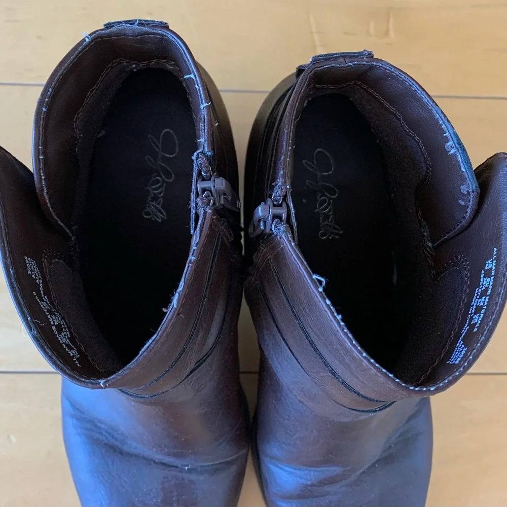 Dark Brown Ankle Booties - Picture 5 of 6